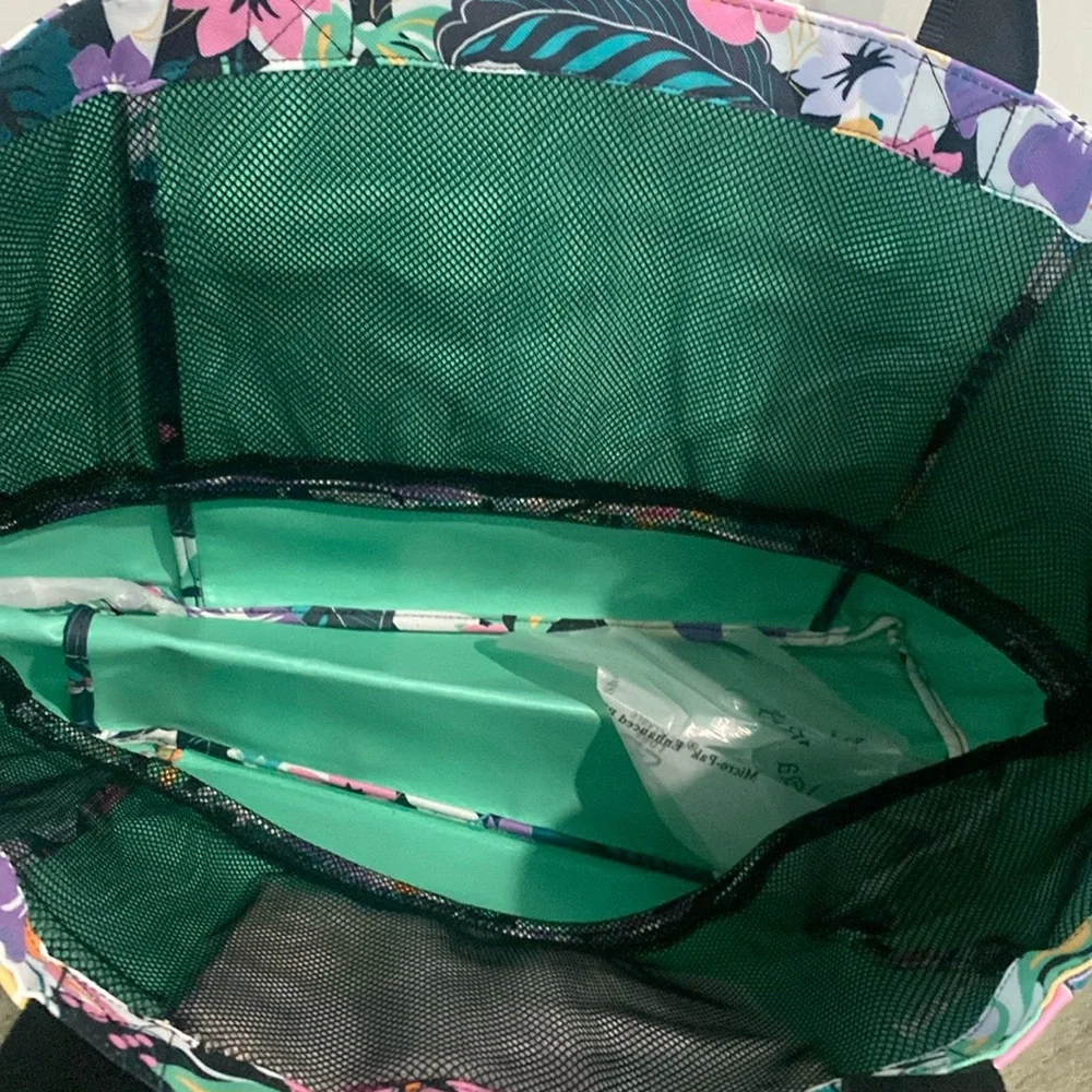 Vera Bradley Drawstring Family Tote Bag “Island Floral”